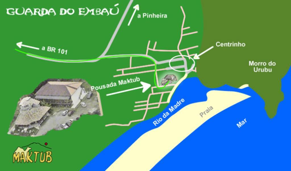 Pousada Maktub Guarda do Embau Luaran gambar